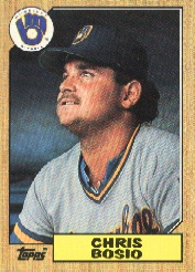1987 Topps Baseball Cards      448     Chris Bosio RC